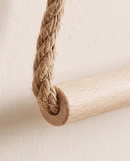 MARÉE – détail bois & corde de jute – MyHomeCosy