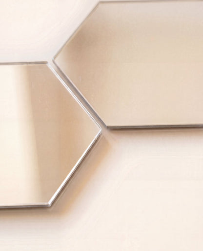 NACRE – détail des hexagones miroir – MyHomeCosy